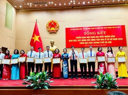 Ủy ban MTTQ xã Xuân Mai là 1 trong 20 đơn vị được nhận bằng khen của UBND Thành phố tại Hội nghị tổng kết triển khai Hội nghị đại biểu nhân dân năm 2026