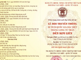 Lễ hội truyền thống Quốc gia đặc biệt Thăng Long tứ trấn – Đền Kim Liên