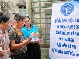 BHXH huyện Thanh Oai đã tổ chức hội nghị truyền thông chính sách BHXH tự nguyện, BHYT hộ gia đình.
