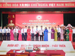 Đại hội đại biểu Hội Chữ thập đỏ xã Thiên Lộc lần thứ I, nhiệm kỳ 2026 – 2031: Khẳng định vai trò nòng cốt trong hoạt động nhân đạo, lan tỏa tinh thần nhân ái vì cộng đồng