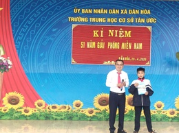 HỘI CCB XÃ PHỐI HỢP TRƯỜNG THCS TÂN ƯỚC GIÁO DỤC TRUYỀN THỐNG – HƯỚNG TỚI KỶ NIỆM 51 NĂM NGÀY GIẢI PHÓNG MIỀN NAM (30/4/1975 – 30/4/2026) 