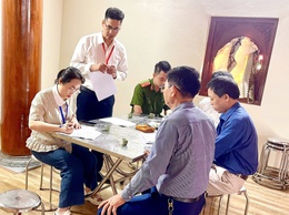 Xã Quảng Bị kiểm tra công tác tổ chức Lễ khánh thành Tam bảo tại chùa Sùng Khánh thôn Cốc Hạ