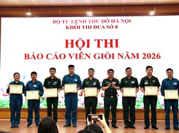 Phường Phú Thượng ghi dấu ấn nổi bật tại Hội thi Báo cáo viên giỏi lực lượng vũ trang Thủ đô 2026