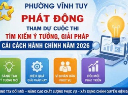 Phường Vĩnh Tuy phát động tham dự cuộc thi tìm kiếm ý tưởng, giải pháp cải cách hành chính năm 2026