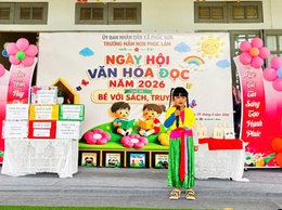 Trường Mầm non Phúc Lâm hưởng ứng Ngày Hội đọc sách 2026 với chủ đề 