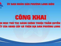 Thông báo về việc công khai danh mục thủ tục hành chính thuộc thẩm quyền giải quyết của UBND cấp xã trên địa bàn thành phố Hà Nội
