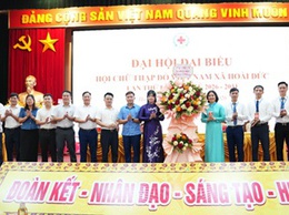 Đại hội đại biểu Hội Chữ thập đỏ xã Hoài Đức lần thứ I