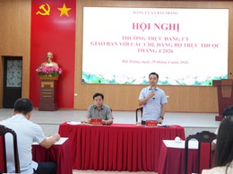 Đảng ủy xã Bát Tràng giao ban với các chi, đảng bộ trực thuộc: Nhiều chỉ tiêu đạt kết quả tích cực trong tháng 4/2026