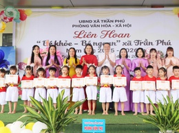 UBND xã Trần Phú tổ chức thành công: Liên hoan “Bé khỏe – Bé ngoan”