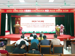 UBND xã Thiên Lộc tổ chức Hội nghị họp tổ triển khai chính sách bảo hiểm xã hội, bảo hiểm y tế xã Thiên Lộc và triển khai một số nội dung nhiệm vụ có liên quan.