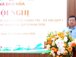HỘI NGHỊ SƠ KẾT CÔNG TÁC MẶT TRẬN VÀ CÁC TỔ CHỨC CHÍNH TRỊ - XÃ HỘI QUÝ I/2026: NHIỀU KẾT QUẢ NỔI BẬT, TRIỂN KHAI NHIỆM VỤ TRỌNG TÂM