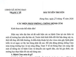 CÁC BIỆN PHÁP PHÒNG, CHỐNG BỆNH CÚM
