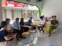 Kiểm tra liên ngành Kiểm tra an toàn thực phẩm tại thôn Nhật Tiến