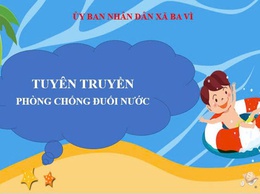 CÁC BIỆN PHÁP PHÒNG NGỪA TRẺ ĐUỐI NƯỚC