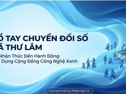 Xã Thư Lâm đẩy mạnh chuyển đổi số gắn với an toàn thông tin