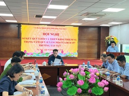 Ban chỉ đạo 197 phường Tây Tựu triển khai nhiệm vụ trọng tâm quý II/2026