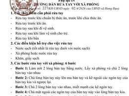 TĂNG CƯỜNG VỆ SINH MÔI TRƯỜNG, CHỦ ĐỘNG PHÒNG, CHỐNG BỆNH TAY CHÂN MIỆNG