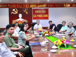 PHÚC SƠN DỰ HỘI NGHỊ TRỰC TUYẾN GIAO BAN GIỮA THƯỜNG TRỰC THÀNH ỦY – HĐND – UBND – UBMTTQ VIỆT NAM THÀNH PHỐ VỚI CƠ SỞ QUÝ I NĂM 2026