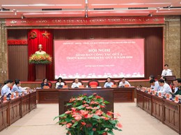 Xuân Mai dự Hội nghị trực tuyến đánh giá kết quả công tác quý I, triển khai nhiệm vụ trọng tâm quý II-2026 của Thành ủy