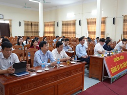 Đảng ủy xã Liên Minh tiếp sóng Hội nghị trực tuyến do Thành phố tổ chức Giao ban Quý I/2026
