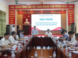 Hội nghị tập thể UBND xã triển khai nhiệm vụ trọng tâm thời gian tới