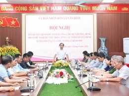 UBND xã Vân Đình tổ chức hội nghị xét duyệt hồ sơ đề nghị hưởng chế độ thương binh và trợ cấp theo Quyết định 62/2011/QĐ-TTg