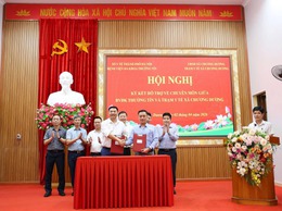 Lễ ký kết hợp tác, hỗ trợ chuyên môn y tế giữa Trạm Y tế xã Chương Dương và Bệnh viện Đa khoa Thường Tín