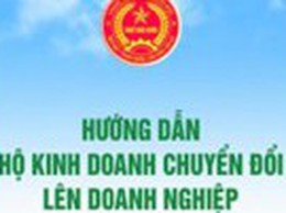 Inforgraphic: Hướng dẫn Hộ kinh doanh chuyển đổi lên doanh nghiệp