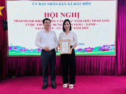 Hát Môn: Lan tỏa các mô hình sáng - xanh - sạch - đẹp từ cơ sở
