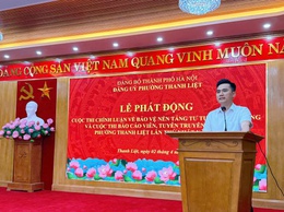 Đảng ủy phường Thanh Liệt phát động cuộc thi chính luận về bảo vệ nền tảng tư tưởng của Đảng và báo cáo viên, tuyên truyền viên giỏi năm 2026