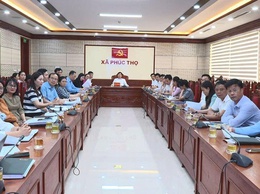 Đảng ủy xã Phúc Thọ tiếp sóng Hội nghị Hà Nội đánh giá kết quả quý I, triển khai nhiệm vụ trọng tâm quý II-2026