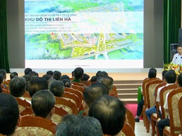 UBND XÃ THƯ LÂM TỔ CHỨC HỘI NGHỊ LẤY Ý KIẾN CỘNG ĐỒNG DÂN CƯ VỀ ĐỒ ÁN QUY HOẠCH CHI TIẾT TỶ LỆ 1/500 KHU ĐÔ THỊ LIÊN HÀ