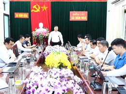 DÂN HÒA: BAN THƯỜNG VỤ ĐẢNG ỦY CHO Ý KIẾN VÀO ĐỀ ÁN CHUYỂN ĐỔI SỐ VÀ NGHỊ QUYẾT VỀ TĂNG CƯỜNG LÃNH ĐẠO CÔNG TÁC QUẢN LÝ ĐẤT ĐAI