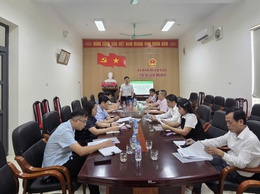 UBND XÃ BÌNH MINH TỔ CHỨC HỘI NGHỊ HỌP BAN ĐẠI DIỆN HĐQT NHCSXH XÃ PHIÊN THỨ NHẤT NĂM 2026