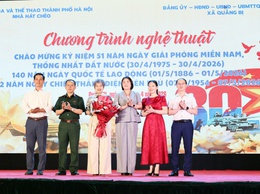 Đêm nghệ thuật đặc sắc lan tỏa niềm tự hào dân tộc dịp 30/4 - 1/5 tại xã Quảng Bị
