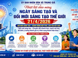 HƯỞNG ỨNG NGÀY SÁNG TẠO VÀ ĐỔI MỚI SÁNG TẠO THẾ GIỚI 21/4/2026
