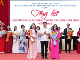 Phường Phú Lương tổ chức Hội thi Báo cáo viên, tuyên truyền viên giỏi cụm 4- Nơi thể hiện bản lĩnh tuyên truyền