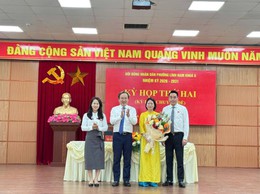 HĐND Phường Lĩnh Nam tổ chức kỳ họp thứ Hai thông qua nhiều nội dung quan trọng, kiện toàn nhân sự UBND phường