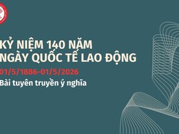 Kỷ niệm 140 năm Ngày Quốc tế Lao động (01/5/1886-01/5/2026) 