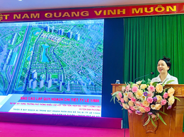 Ô Diên tổ chức hội nghị lấy ý kiến cộng đồng đối với đồ án quy hoạch chi tiết 1/500 xây dựng trường phổ thông nhiều cấp học