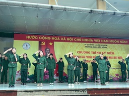 Trường THCS Tốt Động tổ chức chương trình kỷ niệm 51 năm Ngày Giải phóng miền Nam, thống nhất đất nước