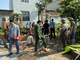 XÃ DÂN HOÀ XỬ LÝ VI PHẠM TRẬT TỰ XÂY DỰNG TRÊN ĐỊA BÀN
