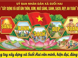Xã Suối Hai phát động cuộc thi xây dựng thôn, xóm, ngõ sáng, xanh, sạch, đẹp, an toàn năm 2026