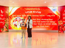 Học sinh Tiểu học Linh Đàm tỏa sáng tại cuộc thi Toán học quốc tế ITMC năm 2026