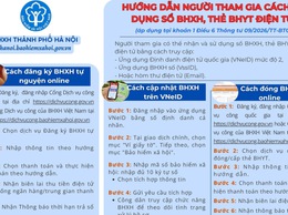 Hướng dẫn người tham gia cách sử dụng sổ BHXH, thẻ BHYT điện tử
