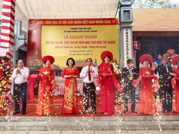 LỄ KHÁNH THÀNH DỰ ÁN: TU BỔ, TÔN TẠO DI TÍCH NHÀ THỜ NGÔ THÌ NHẬM THÔN TẢ THANH OAI, XÃ ĐẠI THANH, THÀNH PHỐ HÀ NỘI.