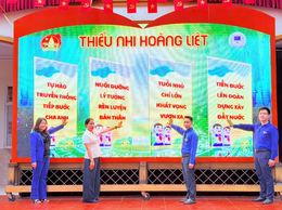 Trường THCS Hoàng Liệt sôi nổi tổ chức ngày hội Thiếu nhi vui khỏe - Tiến bước lên Đoàn năm học 2025-2026 
