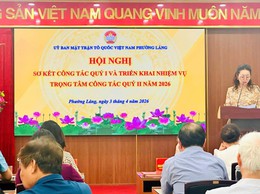 PHÁT HUY VAI TRÒ NÒNG CỐT, ỦY BAN MẶT TRẬN TỔ QUỐC VIỆT NAM PHƯỜNG LÁNG ĐẠT KẾT QUẢ NỔI BẬT TRONG QUÝ I NĂM 2026