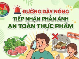 CHỦ ĐỘNG PHẢN ÁNH VI PHẠM AN TOÀN THỰC PHẨM QUA ĐƯỜNG DÂY NÓNG
