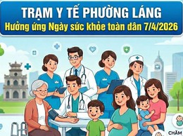 TRẠM Y TẾ PHƯỜNG LÁNG HƯỞNG ỨNG NGÀY SỨC KHỎE TOÀN DÂN 7/4/2026